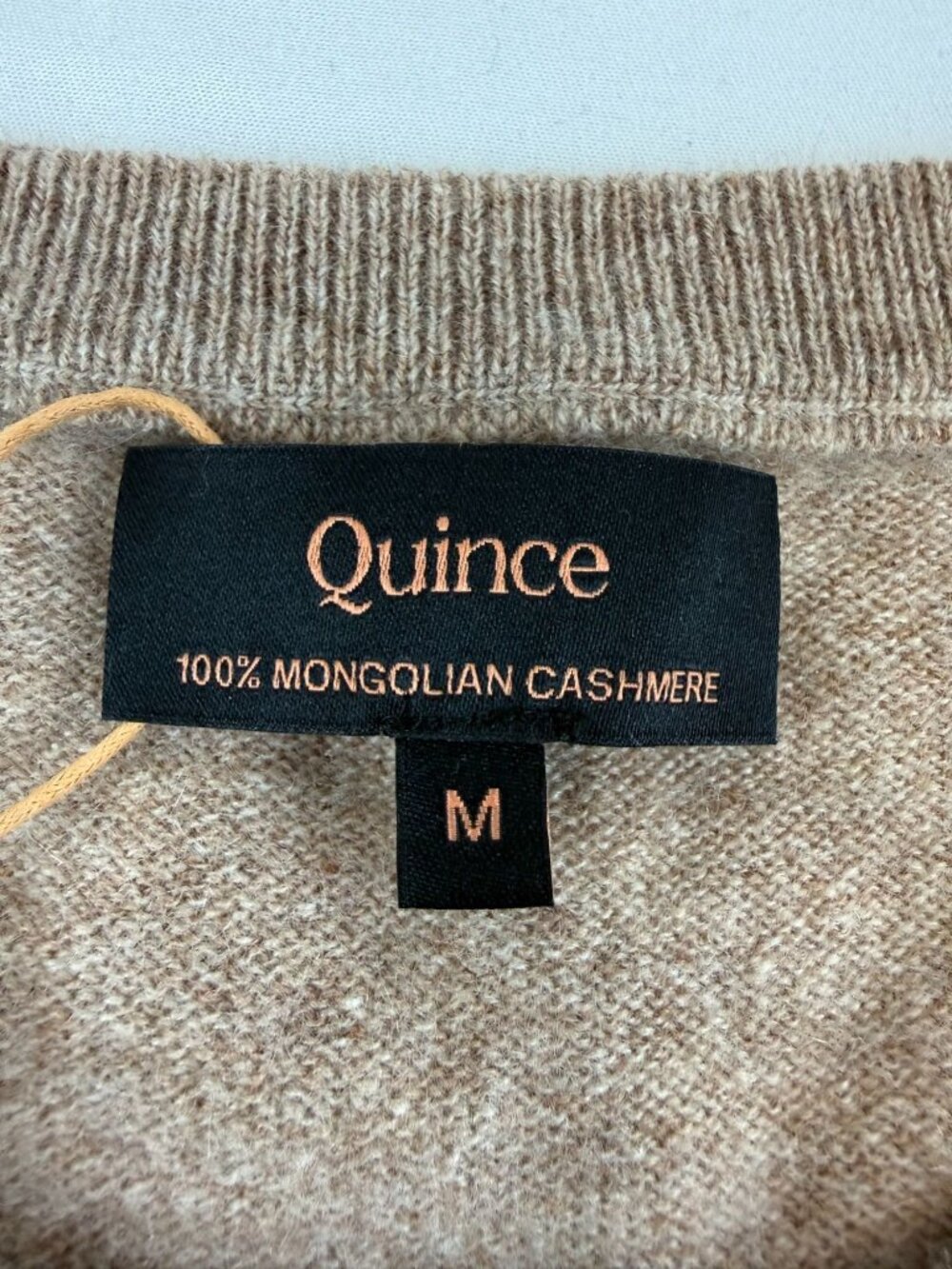 NWT Quince Mongolian Cashmere Oversized Crewneck Sweater in Oatmeal Sz M - Picture 5 of 10